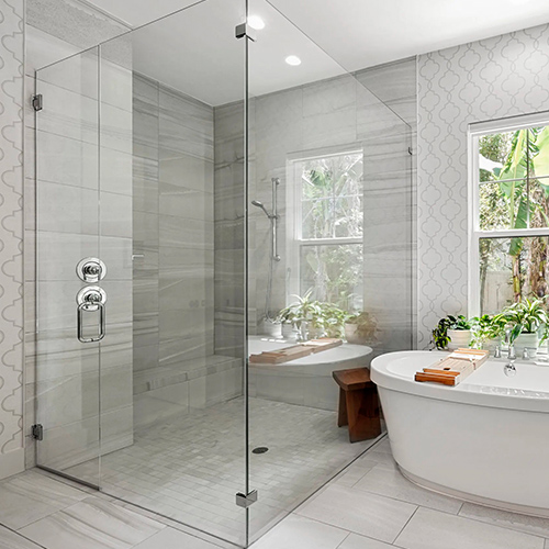 Pro Glass Shower Door Ninety